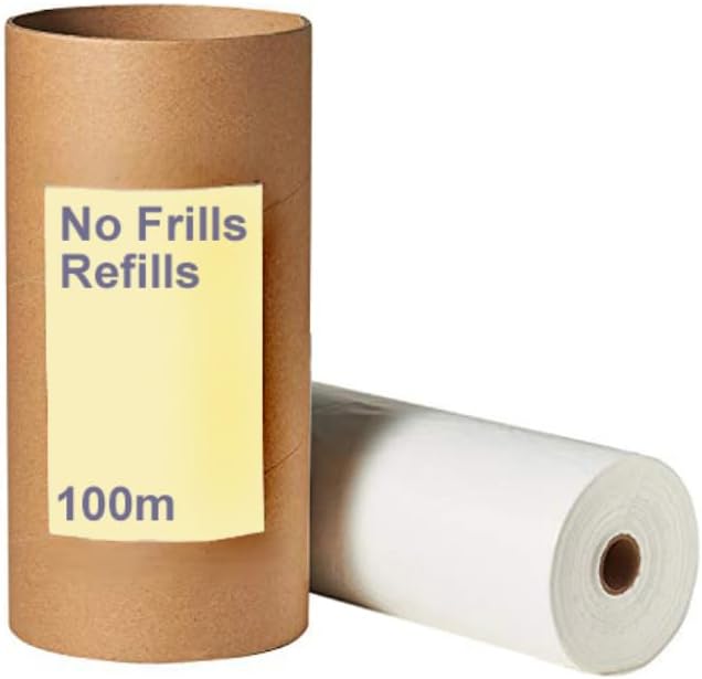 Nappy Bin Liners - Compatible with Twist & Click Nappy Bin Systems - for Tommee Tippee, Closer to Nature, Diaper Genie - Disposable Diaper Trash Bags 100m roll