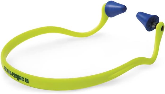 Sellstrom Reusable Banded Earplugs - 25dB Noise Reduction - Ideal for Work