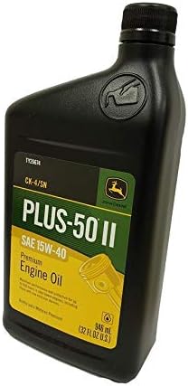 John Deere Original Equipment 4 QUARTS Plus-50 II SAE 15W-40 Oil #TY26674 (4)