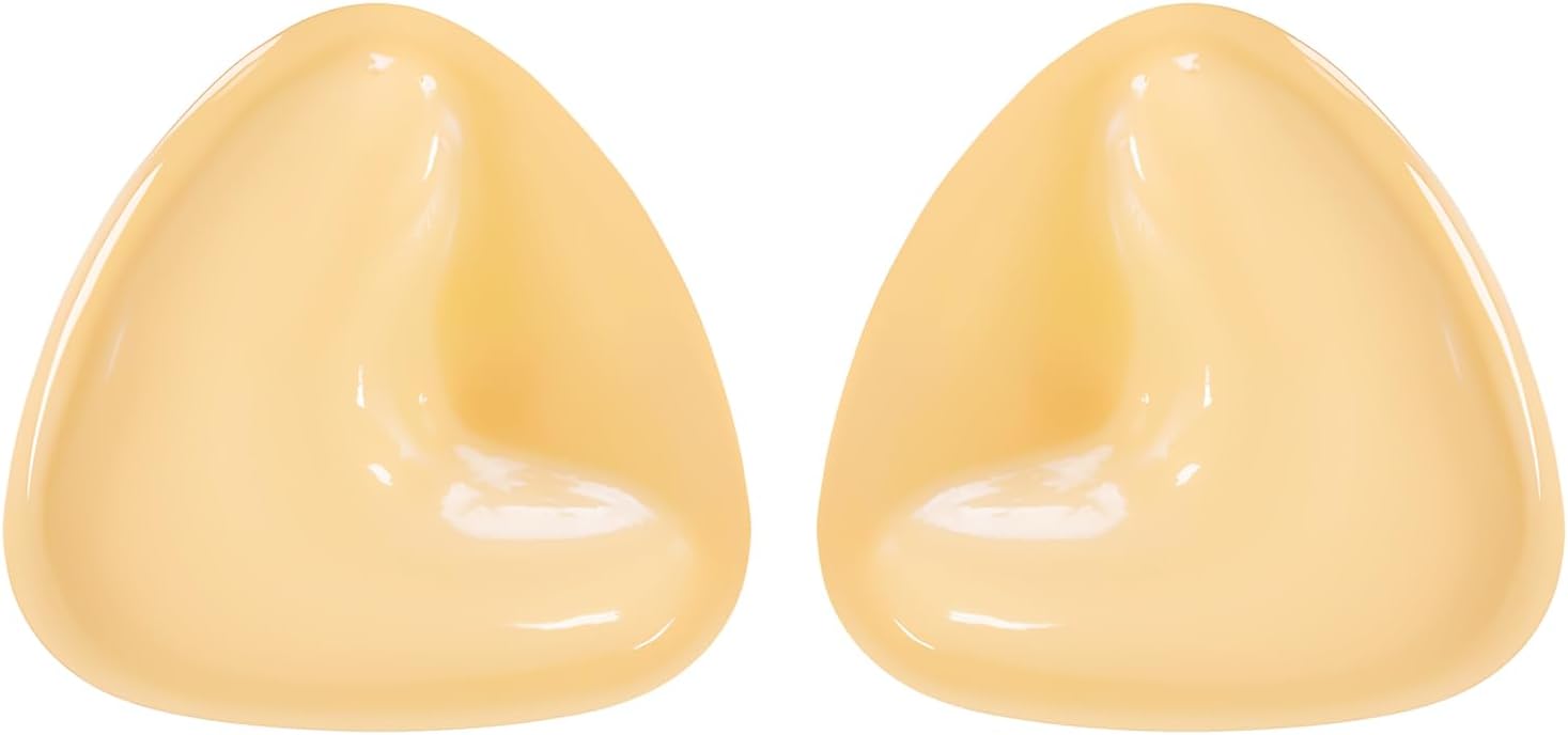 Double-Sided Sticky Bra Pads Inserts, Invisible Lift Push Up Adhesive Boob Breast Pads for Women, Ultra Instant Lift Waterproof Silicone Bra Cups for Sports Swimsuits Dress, A-D Cup