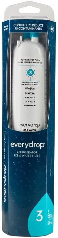 everydrop® by Whirlpool Ice and Water Refrigerator Filter 3, EDR3RXD1, Single-Pack