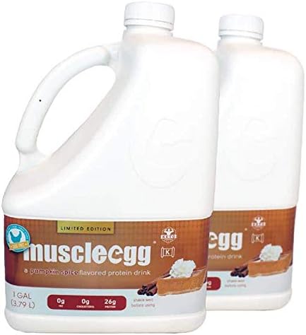 2 Gallons Pumpkin Spice MuscleEgg Liquid Egg Whites (Cage-Free)