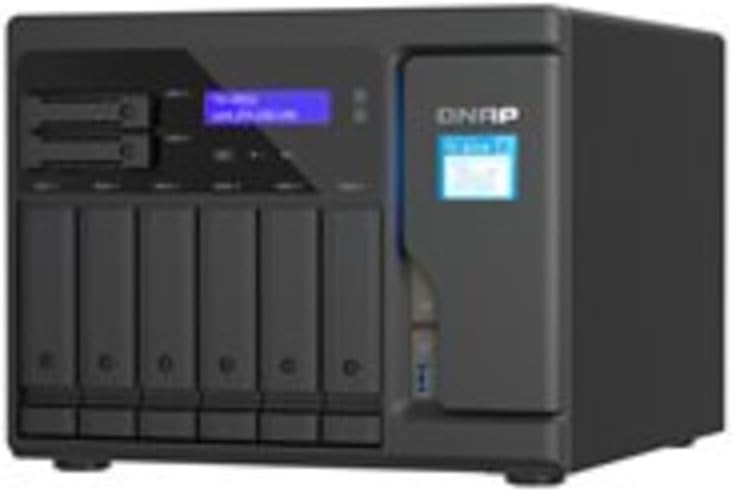 QNAP TS-855X-8G-US 8 Bay High-Performance 8-core 10GbE NAS for deploying Hybrid-Infrastructure Storage and high-Speed virtualization Applications (Diskless)