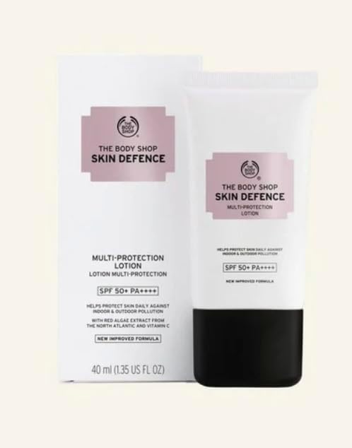 THE BODY SHOP Skin Defence Multi- Protection Light Essence SPF 50 PA +++ WEIGHTLESS FINISH, SPF 50 PA+++, HELPS PROTECT FROM POLLUTION
