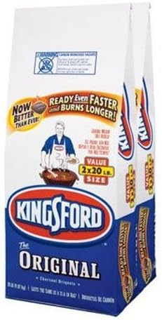 Kingsford 30479 Charcoal Briquettes, 20-Pound Bag
