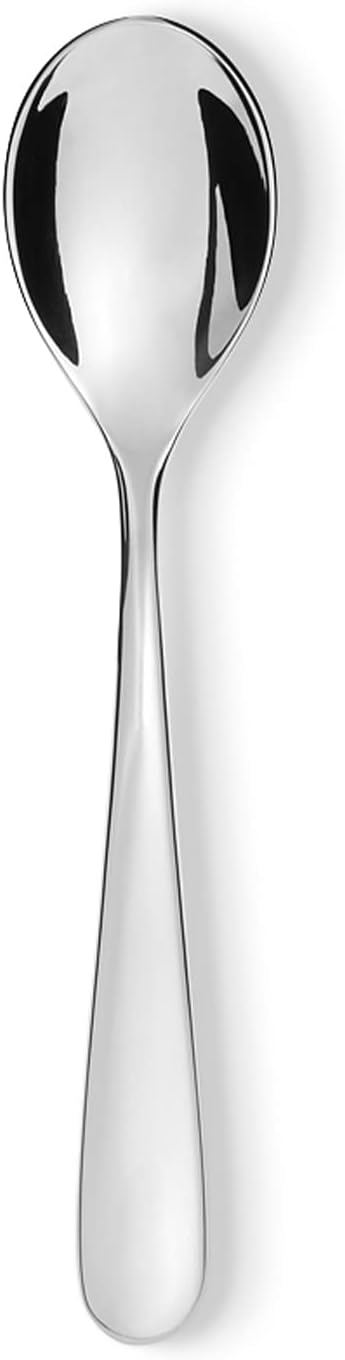 Alessi Nuovo Milano Tea Spoon, Set of 6, (5180/7), Silver