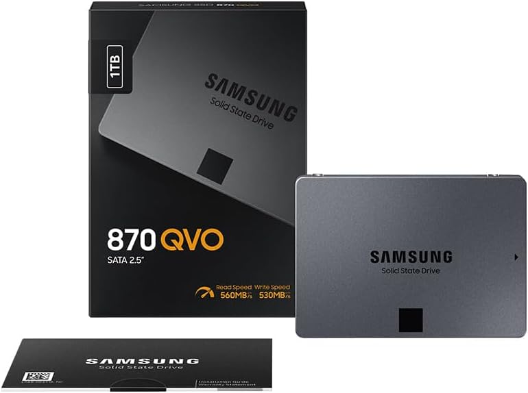 Samsung 870 QVO 2 TB SATA 2.5 Inch Internal Solid State Drive (SSD) (MZ-77Q2T0)