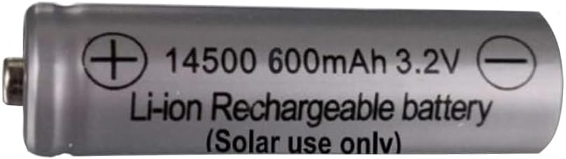 Rechargeable 3.2v AA Lithium-Ion Battery for use in Solar Lights