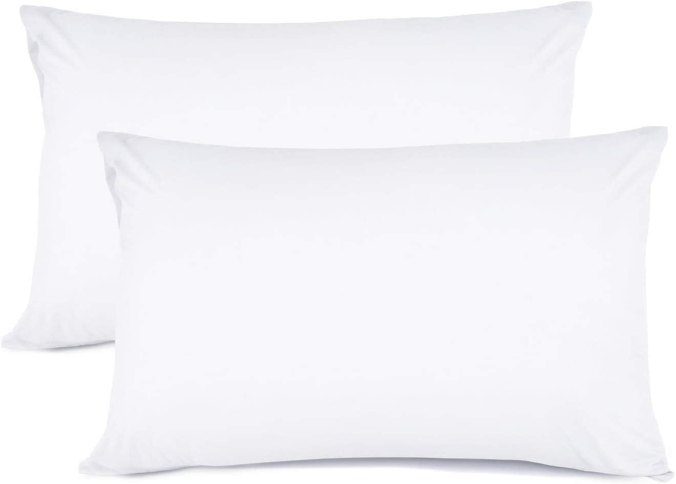 Egyptian Cotton 200 Thread Count Pillow Cases 2 Pack (White)
