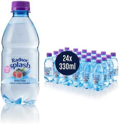 Radnor Splash Sparkling Forest Fruits Sugar Free Flavoured Water Multipack 24 x 330ml
