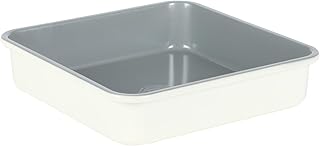 SUR LA TABLE Kitchen Essentials Bake Sale 9 Inch PFA Free Ceramic Nonstick Rectangular Cake Pan - Linen White