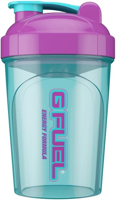 G Fuel Hornets Shaker Bottle, Drink Mixer for Pre Workout, Protein Shake, Smoothie Mix, Meal Replacement Shakes and Energy Powder, Blender Cup, Portable Safe, BPA Free Plastic - 16 oz
