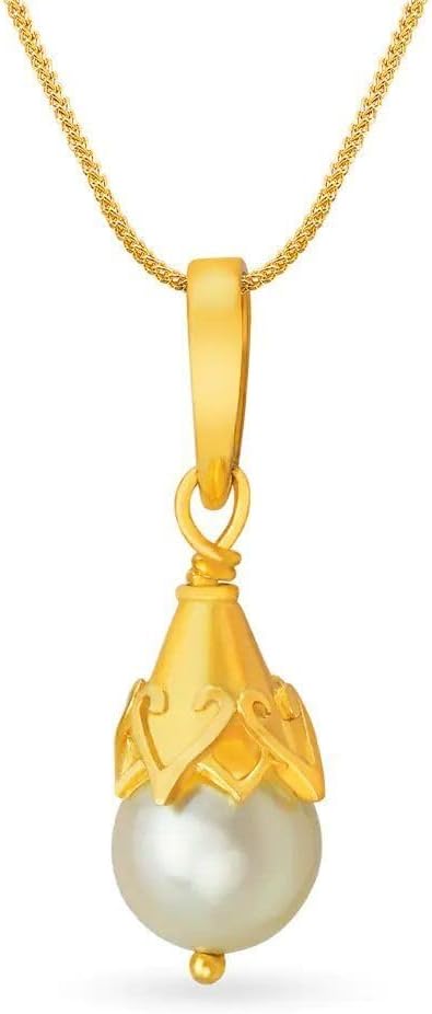 22K/18K Real Certified Fine Yellow Gold Striking Womens Pendant