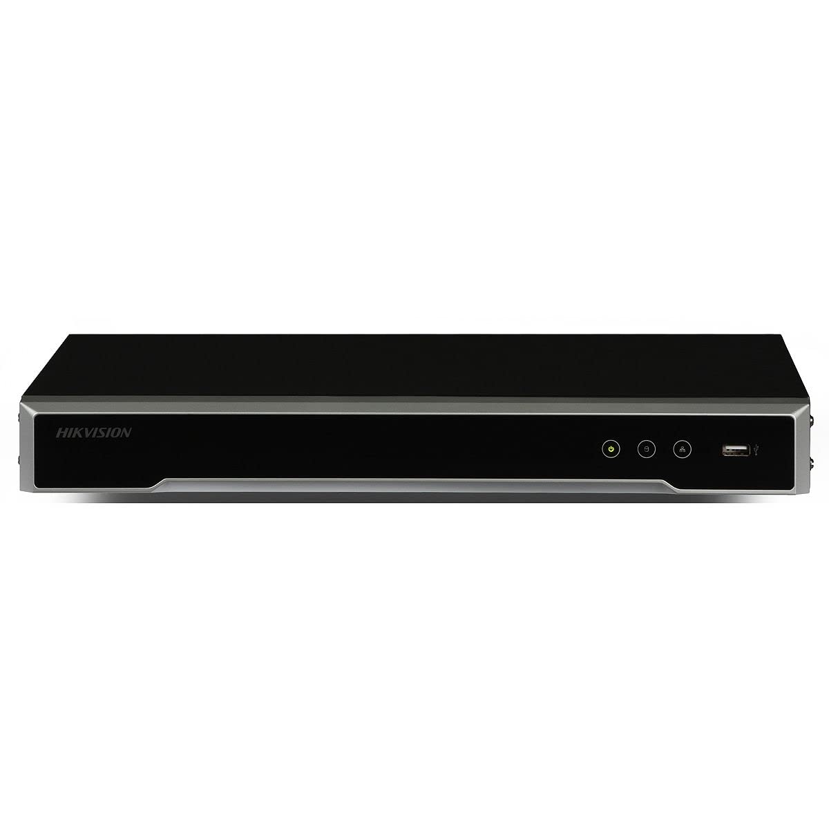 Hikvision USA DS-7608NI-I2/8P Nvr, 8-Channel, H264+/H264/H265, Up to 12Mp, Integrated 8-Port Poe, Hdmi, 2-Sata, No HDD