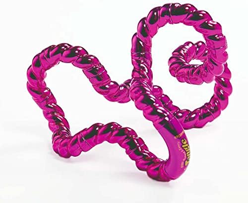 Tangle Jr. Metallic Series | Magenta Textured Sparkle | FIDGET TO FOCUS | Fidget Toy For Kids | 3+ | Twisting Sensory Toy | Great for Fine Motor Skills | In Official Box