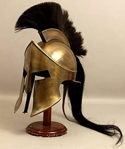 300 Movie Great King Leonidas Spartan Helmet Fully Metal Medieval Replica