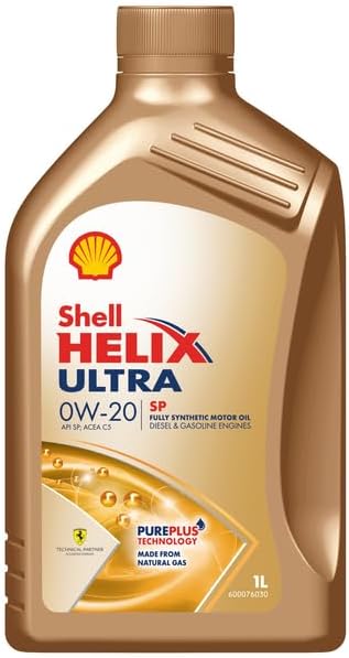 Shell 550063070 Helix Ultra 1L Engine Oil 1 Litre 0W20 SN Fully Synthetic