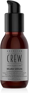 American Crew Beard Conditioner Serum, Conditioning Oil Blend for a Soft, Shiny & Smooth Beard, 1.7 Fl Oz
