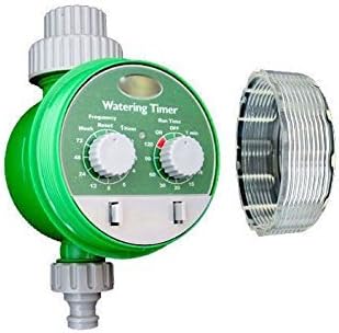 Marksman Automatic Electronic Water Timer - Garden Hose Watering Timer | Irrigation System, Plant Timing, Outdoor Gardening Tool, Feeding Plants | Auto Switch, Monitoring Program