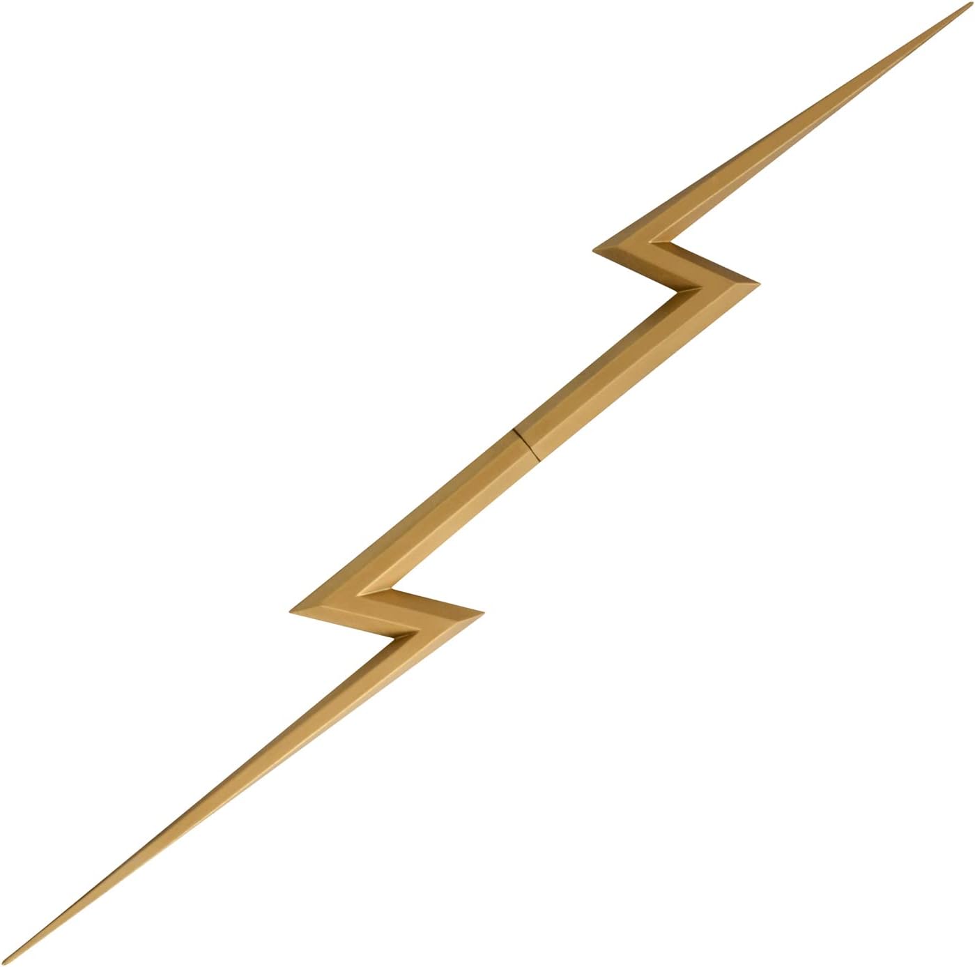 HugOutdoor 32.6inch Gold Movie Replica Prop Foam Lightning Weapon Sword Halloween Cosplay Costume Accessories