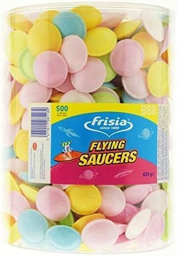 Frisbee Flying Saucers Snack, 625g, Assorted Flavors