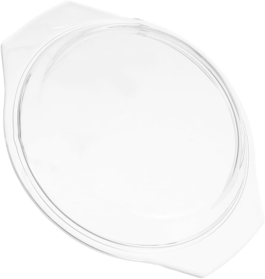 CIYODO Glass Microwave Splatter Cover Reusable Food Plate Splatter Guard Lid Dish Cover Bowl Plate Serving Lid Protector for Food, Oil, Dish Accessory