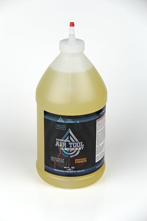 Air Tool Lubricant - Premium Industrial Pneumatic Tool Oil (64oz.)
