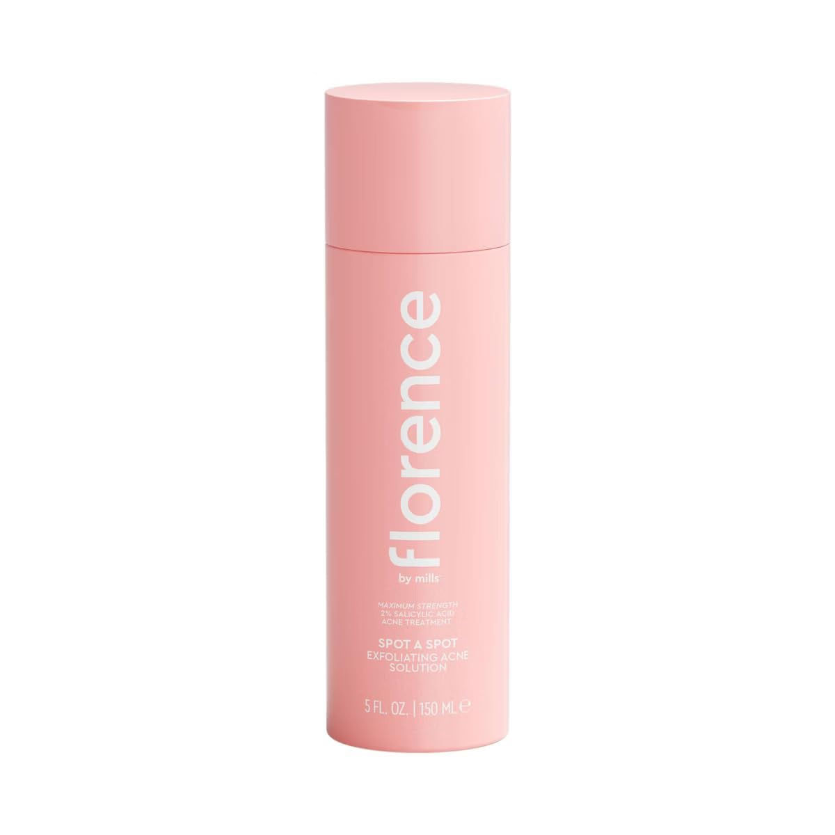 Florence by mills Spot A Spot Acne Exfoliating Solution, with Salicylic Acid, Paraben-Free, Liquid, for Acne-Prone Skin, 5 fl oz