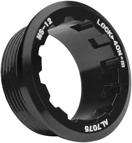 Bike Cassette Lock Ring Compatible with Shimano Micro Spline 12 Speed M7100 M6100 M8100