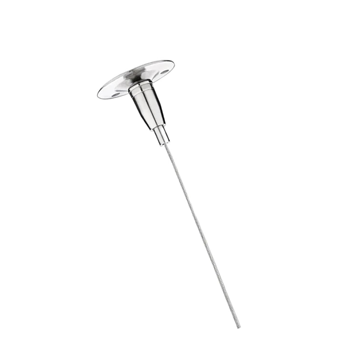 4pcs 1.5mm Automatic Hanging Code Stainless Steel Wire Rope Cable Suspension Kit with Locker Safety Load 30kg Adjustable 0.5-3M(Long Yard,2M X4PCS_D - Transverse Hole)