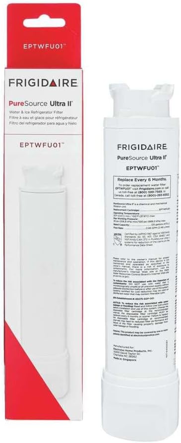 Frigidaire EPTWFU01 Water Filtration Filter, 1 Count, White