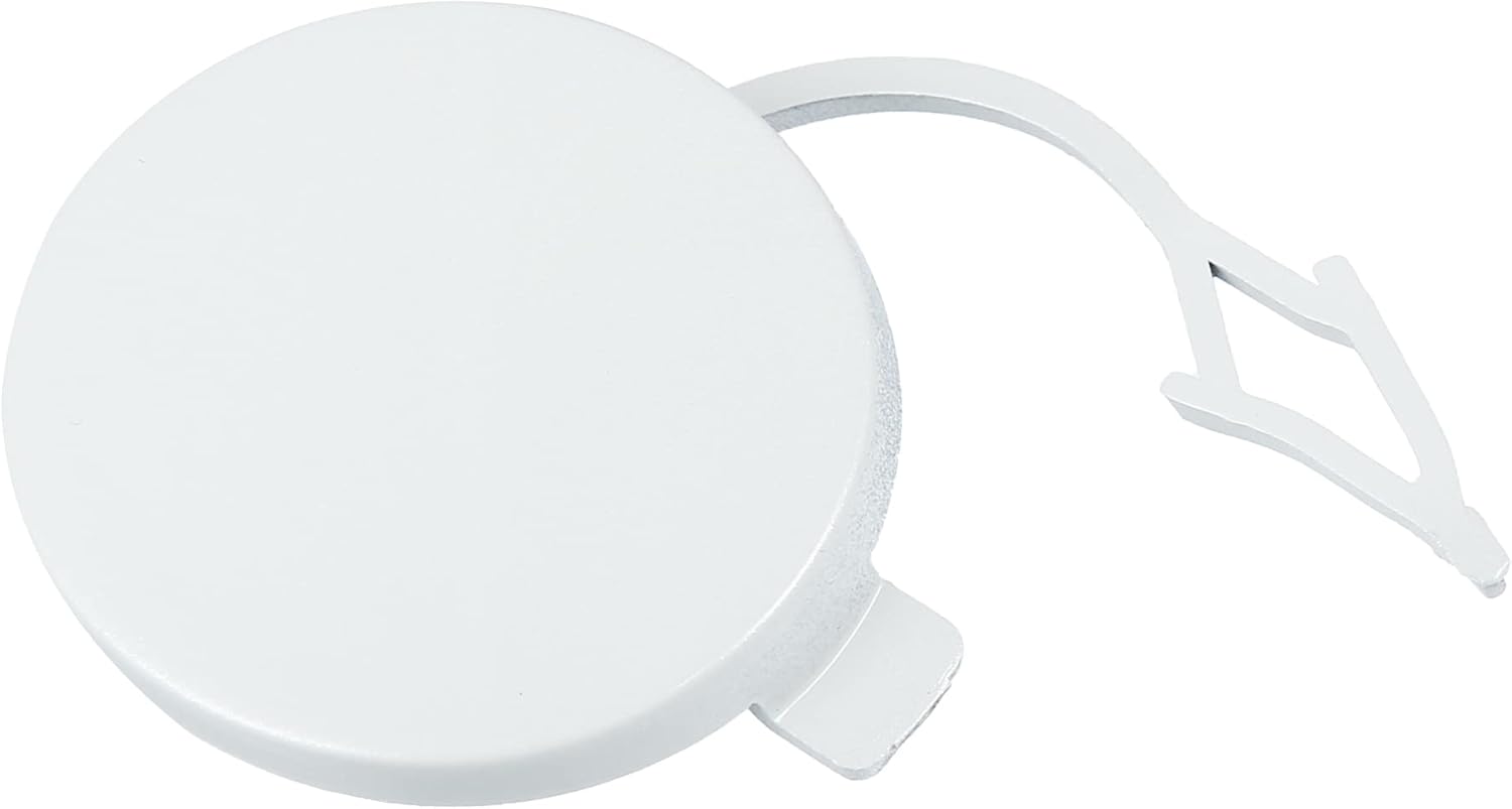 ACROPIX Front Right Bumper Tow Hook Cover Towing Eye Cap Fit for VW Golf VII MK7 5GG807241 - Pack of 1 White