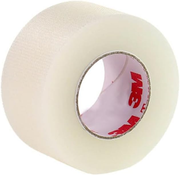 Transpore Surgical Tape, 2.5cm x 9.1m (1 Roll) | Hypoallergenic | Transpore Tape | Medical Tape for Skin, Dressings and Face | Blister Tape | Bandage Tape | First Aid Tape Suitable for Sensitive Skin