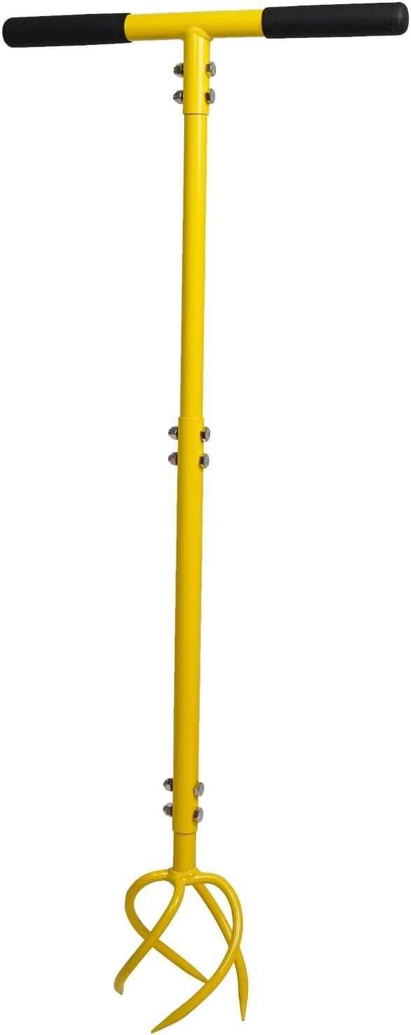 BARAYSTUS Garden Claw Cultivator Ground Claw and Handle with Handle Manual Ground Claw Weed Claw and Ground Claw Twist Tiller Garden Claw Twist Tiller Cultivator Tiller