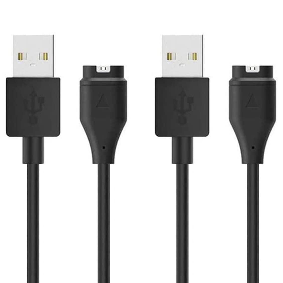 Charger for Garmin Forerunner 45 55 245 255 265 745 945 955 965, Approach S10 S12 S40 S42 S60 S70, Vivoactive 3 4 4S, Instinct, Venu 2 2S Plus, Fenix 7 7S 7X 6 5 Charging Cable [2Pack, 3.3ft/1m] (2)