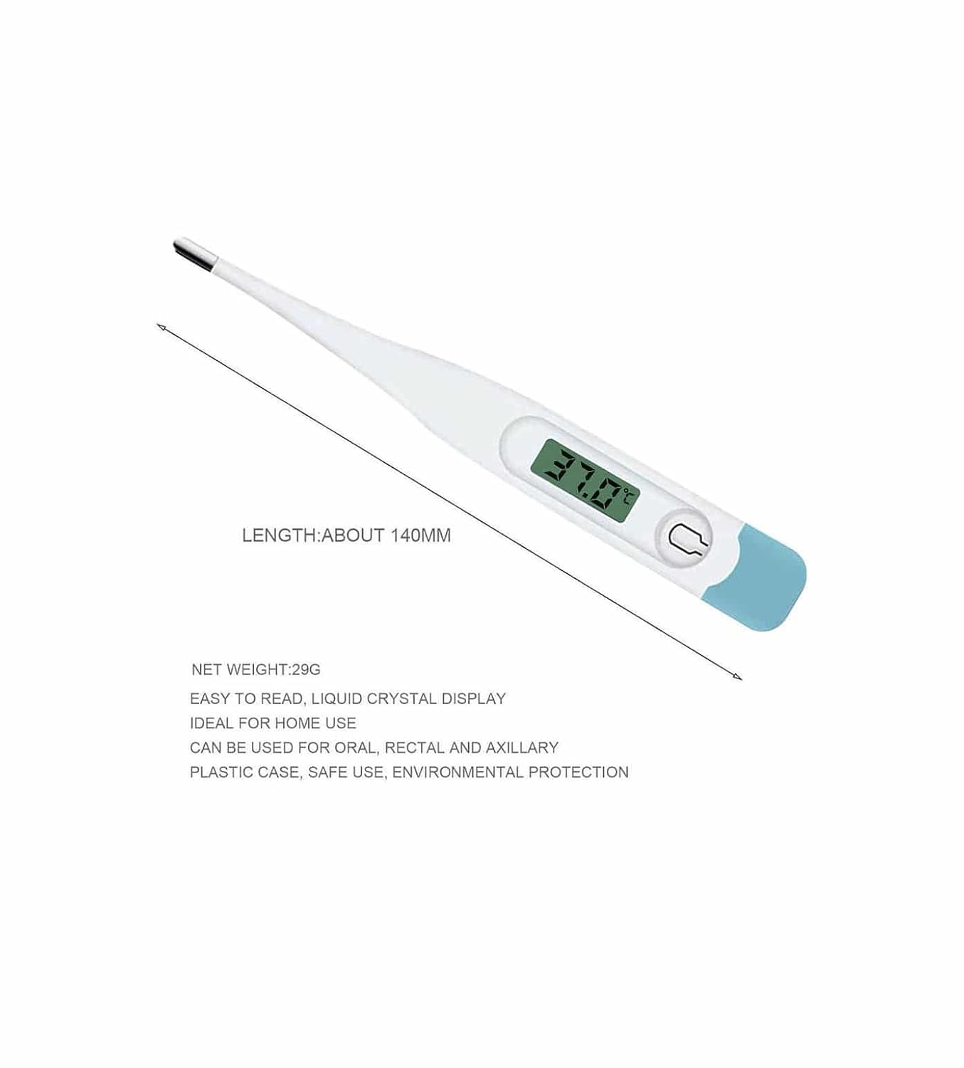 HK-901 - Digital Thermometer - Accurate, Fast, Easy to Read