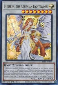 YU-GI-OH! Minerva, The Athenian Lightsworn - LEDE-EN043 - Ultra Rare - 1st Edition