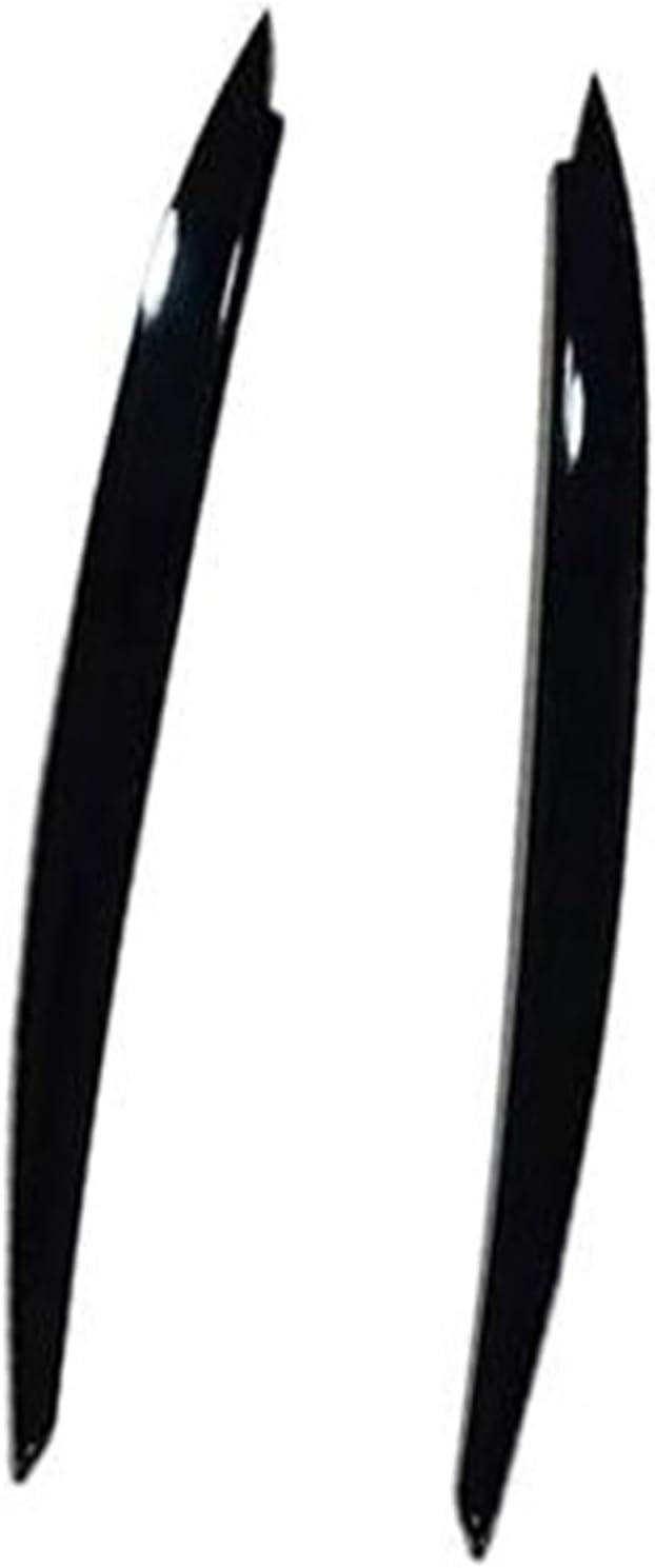 HUVNEXA Headlight Eyebrow, for VW, for Golf, 7 7.5 MK7 MK7.5, for GTI R, for GTE, for GTD 2013-2020 Auto Headlight Trim Lamp Eyebrow Headlight Kits Headlight Eyebrow Trim(BLACK Gloss Black)