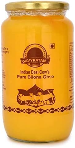 Gavyratan Bilona Ghee in Pantry, 100% Pure Tharparkar A2 Cow Desi Ghee 1 LTR