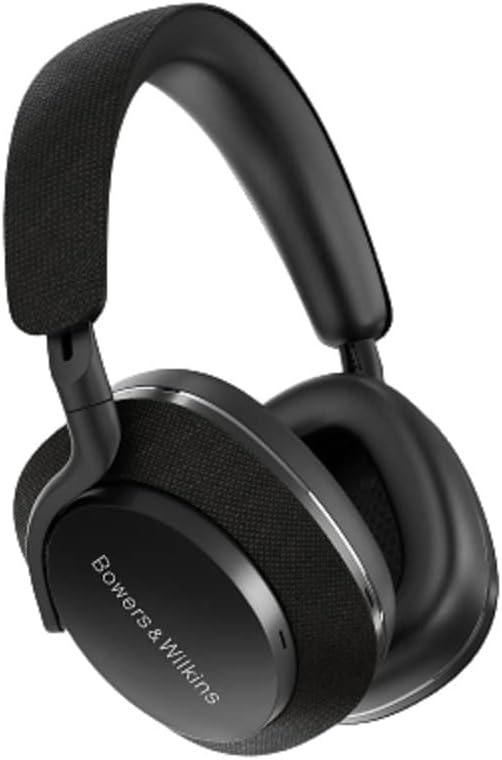 Bowers & Wilkins Px7 S2 Over-Ear Headphones - Advanced Noise Cancellation, Technical Fabrics, 30-Hour Battery Life, 15-Min Quick Charging, Black