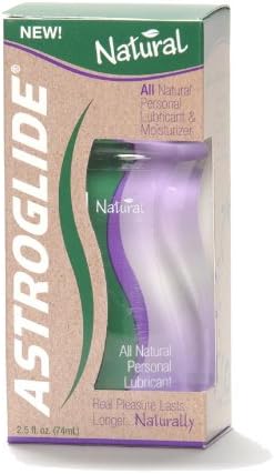 Astroglide All Natural Personal Lubricant & Moisturizer, 2.5-Ounce Bottles (Pack of 2)