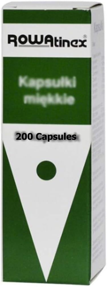 Rowatinex 200 Capsules. Made in Austria/Germany. Polish Distribution, Polish Language.