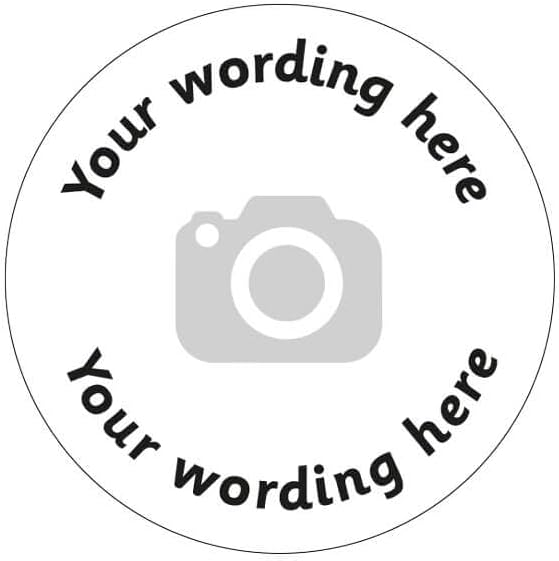 105 Personalised Customised Upload Your Own Image Stickers Reward 37mm Primary Teaching Services