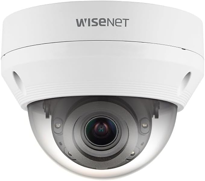 Hanwha Techwin America QNV-6082R1 2 Mp V & F 3.1X Wdr No Audio in & Out POE & 12VDC Outdoor Motorized Network Surveillance Camera White