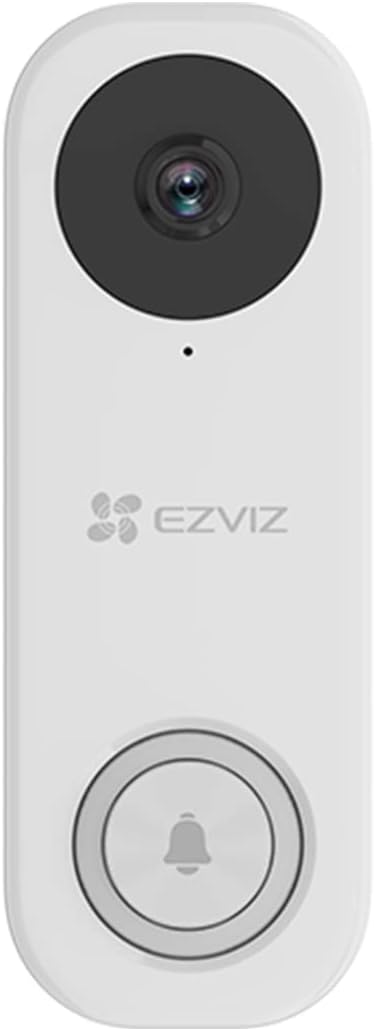 EZVIZ 5G WiFi 5MP Video Doorbell, 176° Ultra-Wide FOV, Human/Vehicle Shape Detection, Sound and Light Alert, Two-Way Talk, Weatherproof, | DB1 Pro