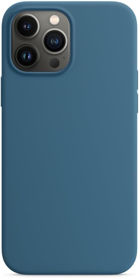 Silicone Case Compatible with iPhone 13 Pro Max 6.7 inches (Blue Jay)