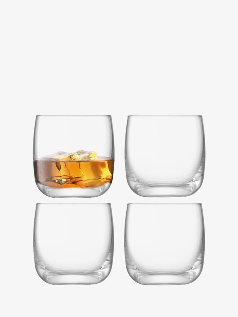 LSA International Borough Tumbler 300 ml Clear | Set of 4 | Dishwasher Safe | BG02