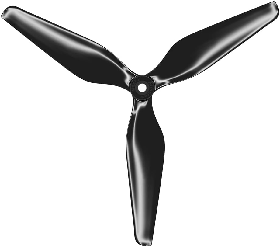 Master Airscrew Performance Multi-Rotor 6x3.2 3-Blade Propeller - Black - Reverse/Pusher/CW - Cinelifter, Long Range FPV