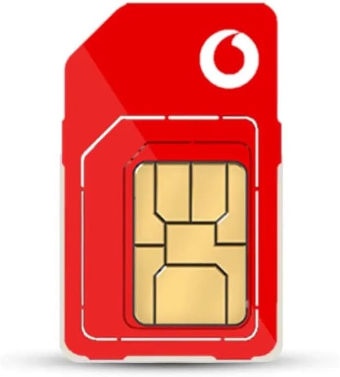 Vodafone SIM Card UK PAYG £10 Bundle -7GB + Unlimited Calls & Texts 30 day bundle