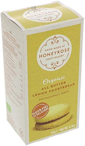 Honeyrose - All Butter Lemon Shortbread 125g-6 Pack